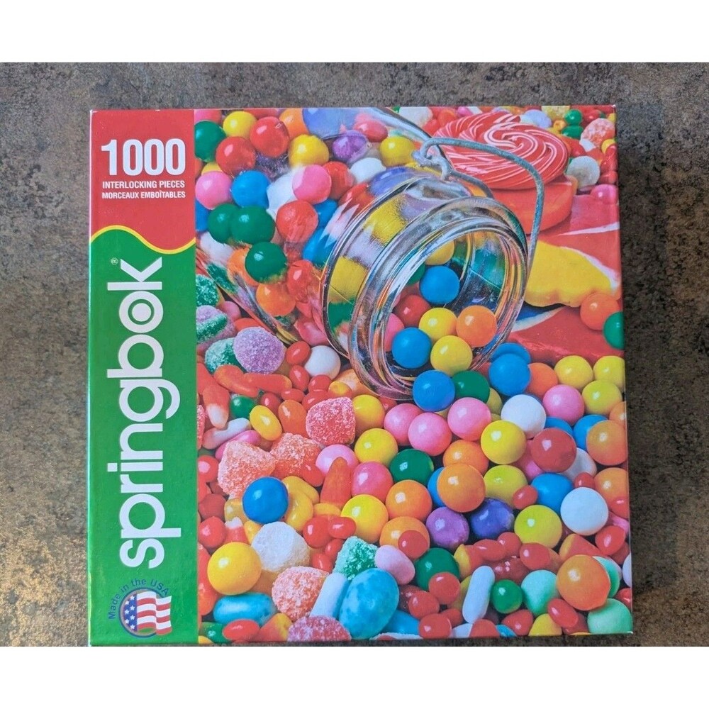 COMPLETE Springbok GUMBALLS & GUMDROPS 1000 pc Jigsaw Puzzle Gary Gay Alamy